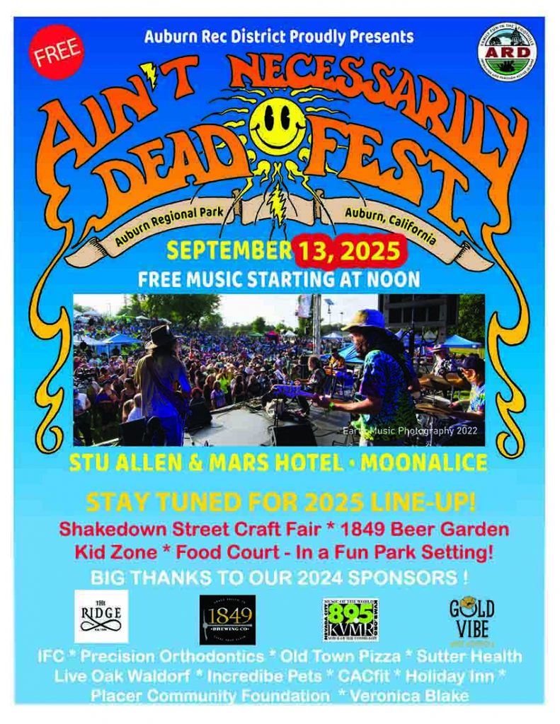 Aint Necessarily Dead Fest Free Concert Saturday, September 14